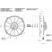 Ventil&aacute;tor Spal VA01-BP90/LL-66A